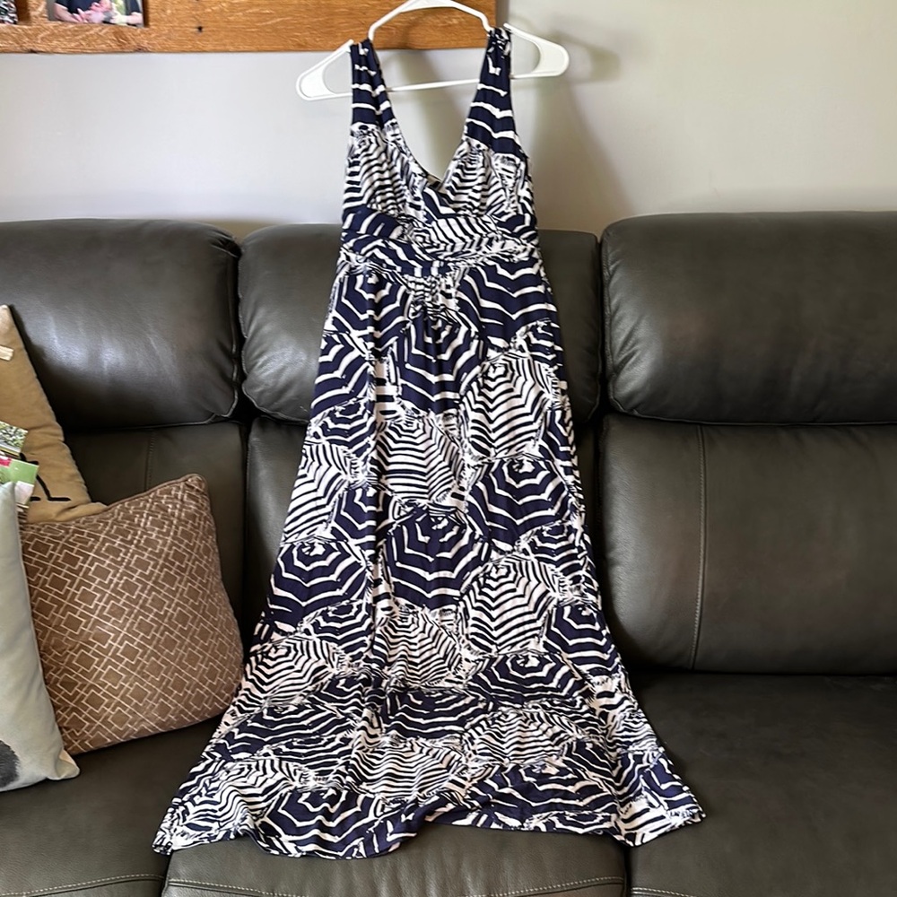 Lilly Pulitzer Navy and White Striped Dress